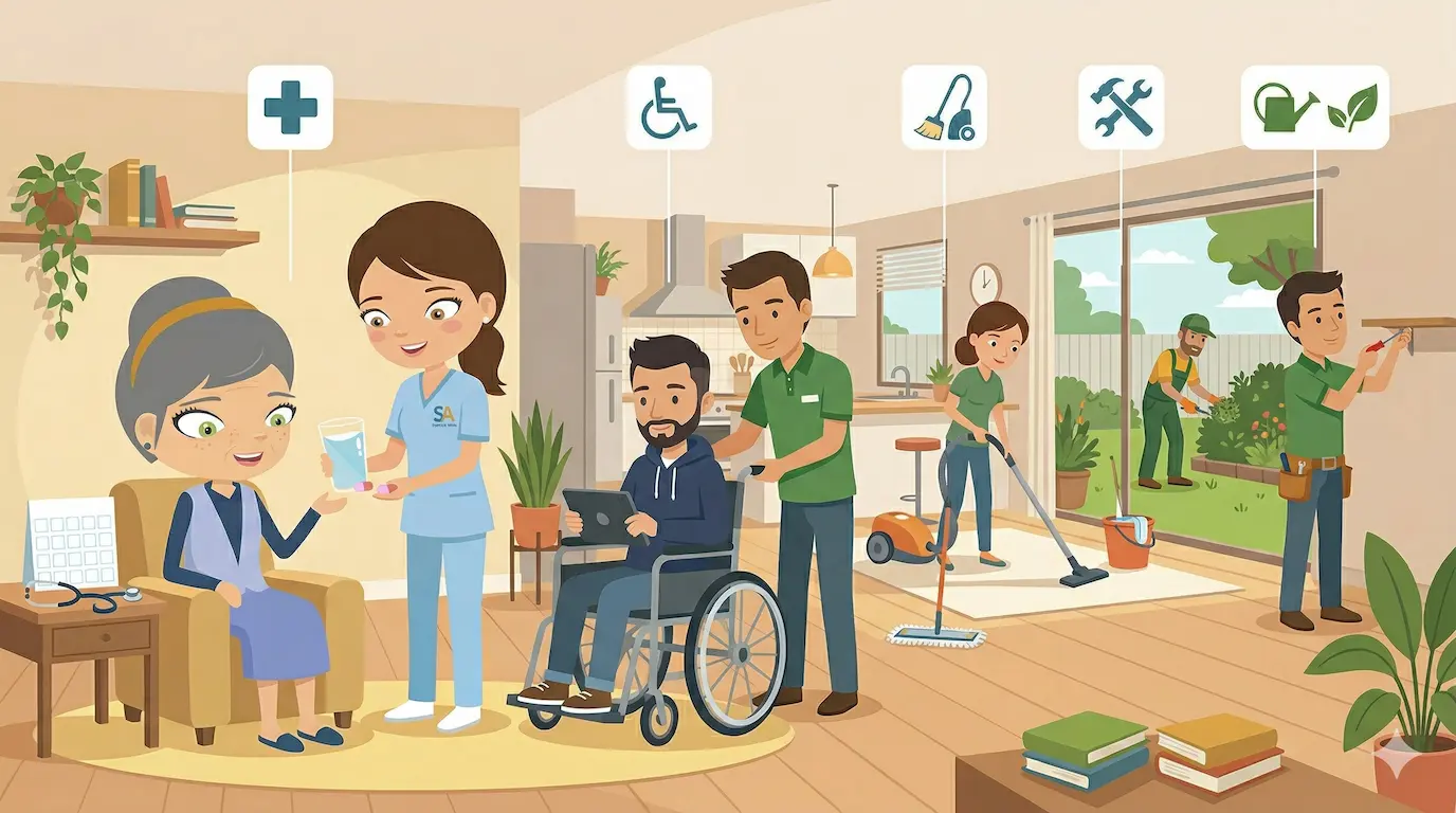 Aide à domicile pour les familles et les professionnels